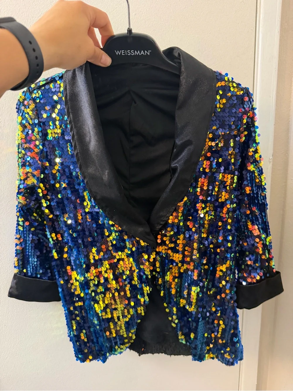 Weissman dance costume menswear sequin Suit tux Pressur jazz broadway NV13207 MC